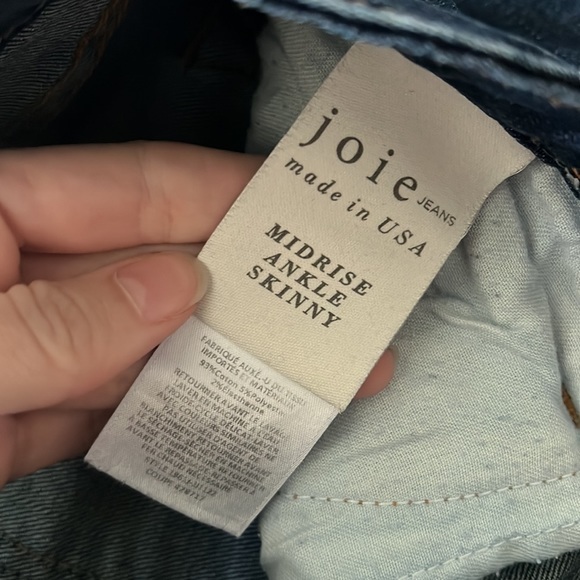 Joie Mid-rise‎ Ankle Skinny Jean - Picture 5 of 5